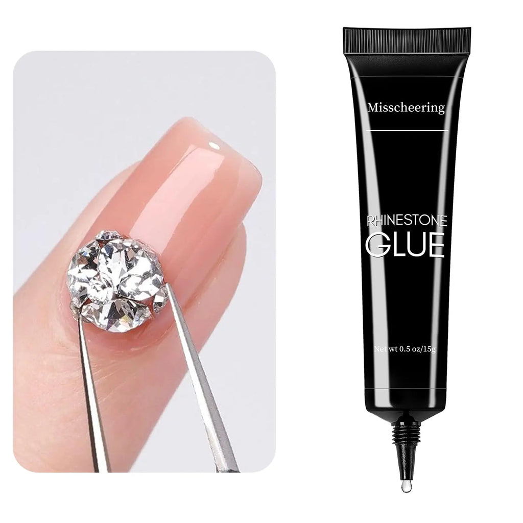 30g Nail Rhinestone Glue for 30g Nagel Strass Kleber für Nailr Strong Gel Nagelkleber für Nagel Charm 3D Nägel Bling Gel Dekoration Gem Nail Art Diamanten